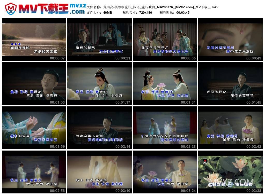 荒山亮-芙蓉叹流行_国语_流行歌曲_MA205776